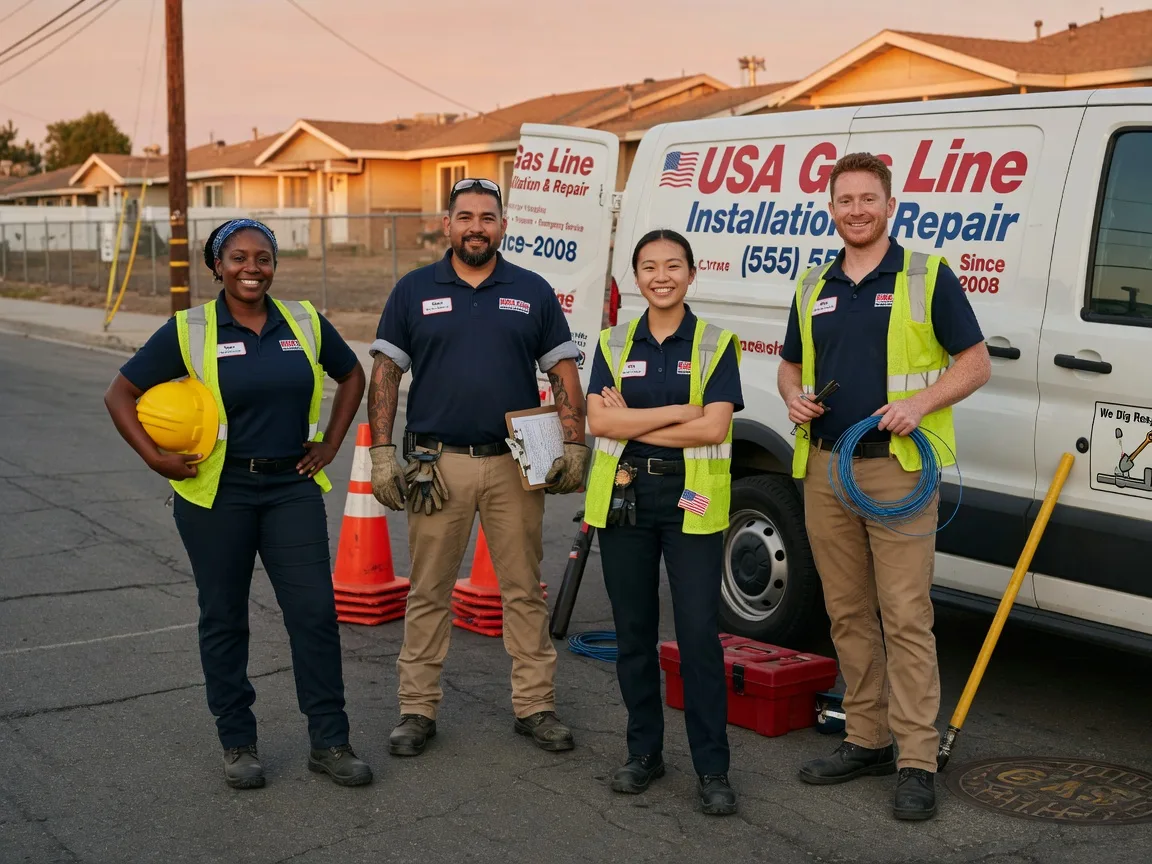 Gas Line Installation company in Cayuga, ND